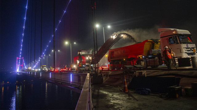 Fatih Sultan Mehmet Köprüsü'nde bakım tamamlandı - Resim: 0