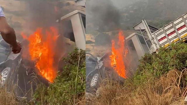 İbrahim Tatlıses trafik kazası geçirdi! Bodrum'da kızıyla birlikte araçta sıkıştı - Resim: 0