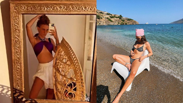 Serenay Sarıkaya plajla bile servetle geziyor! Bikini fiyatları asgari ücretliyi çıldırtacak - Resim: 0