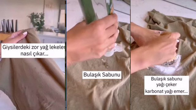 Yağ dökülen kıyafetlerinizi yer bezi yapmayın! Bunu uygulayın yeni gibi yeniden giyin - Resim: 0