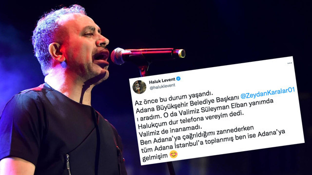 Okuyan kahkaha atıyor Adana etkinliğine davet etti Haluk Levent yanlış şehre gitti valiyle diyaloğu komedi - Resim: 1