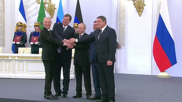 Rusya lideri Vladimir Putin'in son dakika açıklaması dünyayı sarstı! 4 bölge Rusya topraklarına katıldı - Resim: 4