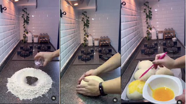 Çocukların beslenme çantasına koyun pofuduk hamburger ekmeği tarifi - Resim: 0