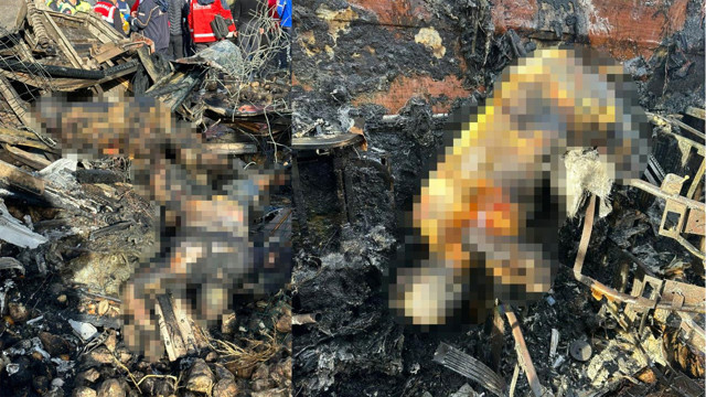 Ağrı'daki kazada kimlikler zor belirlendi! Yanarak ölen 6 kişinin ismi açıklandı 1 kişi hala belirsiz - Resim: 0