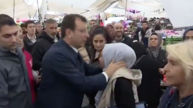 Ekrem İmamoğlu neye uğradığını şaşırdı! "Bana vuruyor yardım edin" diyen kadını... - Resim: 1
