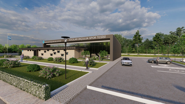 Sporun kalbi Bursa'da, Büyükşehir Belediyesi'nden Atıcılar'a okçuluk salonu - Resim: 1