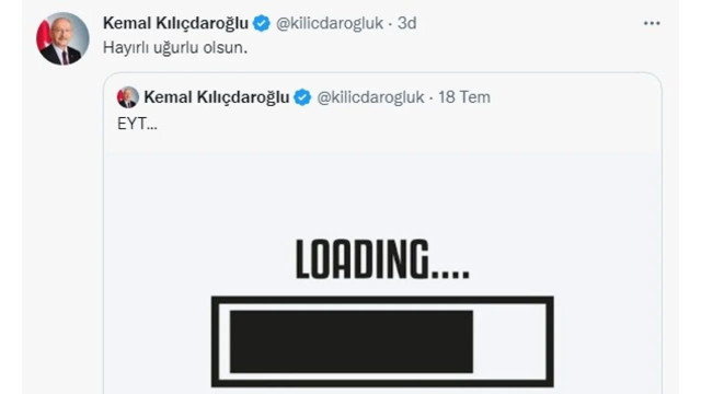Kemal Kılıçdaroğlu'ndan EYT paylaşımı - Resim: 0