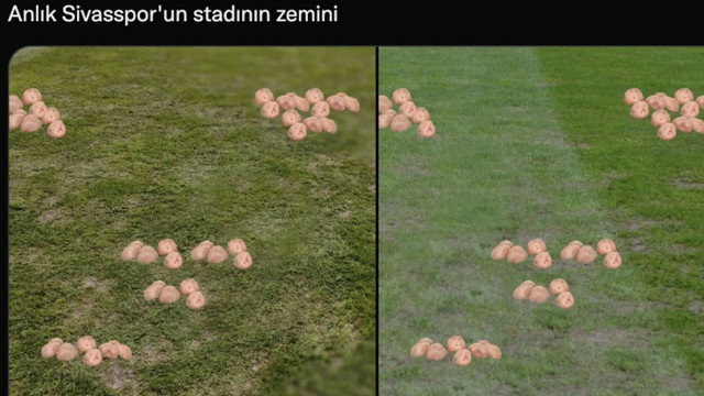 Sivasspor - Galatasaray maçında tartışılan saha zemini tepki aldı - Resim: 0