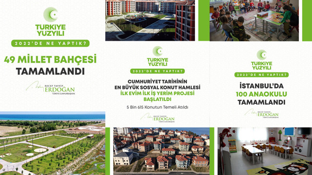 Cumhurbaşkanı Erdoğan'dan yeni yıl mesajı! 2022'de yapılan projeleri paylaştı - Resim: 0