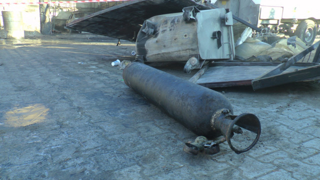 Belediye garajında patlama! Başkanın makam aracı küle döndü - Resim: 0