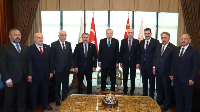 Cumhurbaşkanı Erdoğan, BBP Lideri Mustafa Destici'yi kabul etti! "Adayımız Erdoğan'dır" - Resim: 0