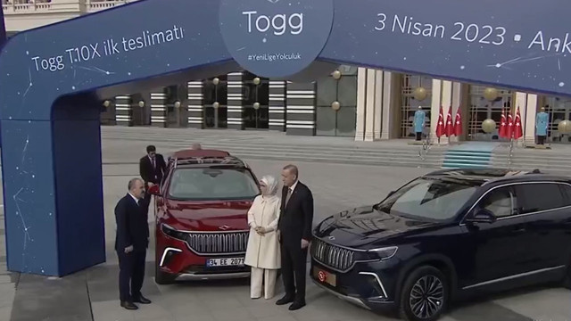 Tarihi gün! Yerli otomobil Togg'da ilk teslimat Erdoğan ailesine yapıldı - Resim: 0
