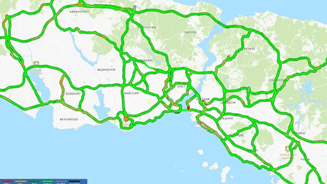 İstanbul'da 1 Mayıs'ta yollar boş kaldı, trafik yoğunluğu bakın yüzde kaç oldu - Resim: 0