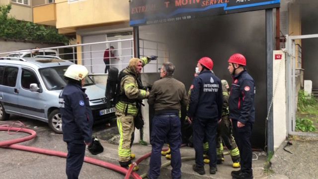 Maltepe'de yangın dehşeti! Akrabalarını ziyarete gelen talihsiz adam ağır yaralandı - Resim: 0