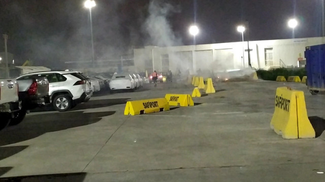 Ölümcül madde 6 saat boyunca kentin üzerine yayıldı! Kimyasal reaksiyon valiliği alarma geçirdi - Resim: 0