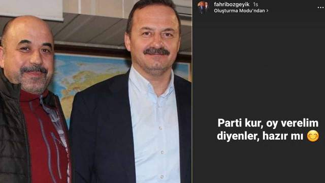 Yavuz Ağıralioğlu parti mi kuruyor? En yakınındaki isim paylaştı - Resim: 0