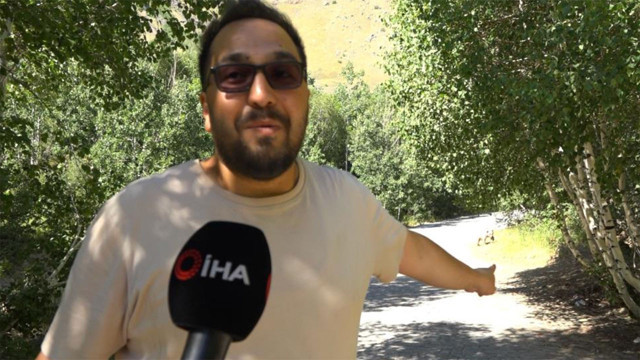 Ormanda korku dolu anlar! Muhabirler aynı saldırısından kıl payı kurtuldu - Resim: 1