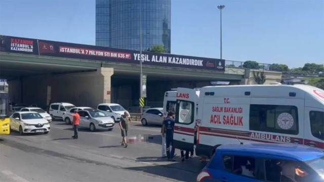 Maltepe'de korkunç kaza! Karşıdan karşıya geçen yaşlı adam otomobilin altında kaldı - Resim: 1