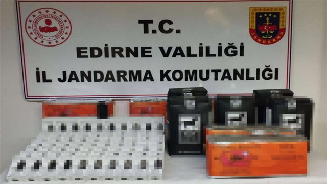 Edirne'de jandarma ekiplerinden dev kaçakçılık operasyonu! - Resim: 1