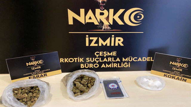 Çeşme'de uyuşturucu tacirlerine geçit verilmedi! Çok sayıda uyuşturucu ele geçirildi: 3 tutuklama - Resim: 0
