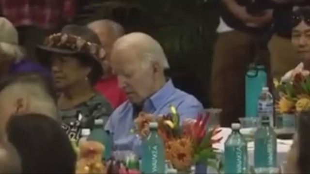 Hawaii'ye giden ABD Başkanı Joe Biden toplantıda uyuyakaldı - Resim: 0