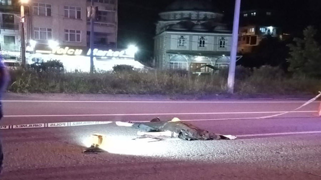 Rize'de karşıdan karşıya geçmeye çalışan tır sürücüsüne otomobil çarptı! - Resim: 1