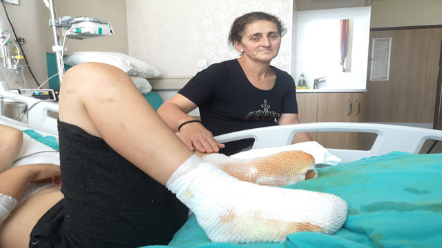 Yardım için gittiği çayırlıkta elektrik akımına kapılan 8 yaşındaki çocuk ölümden döndü! - Resim: 1