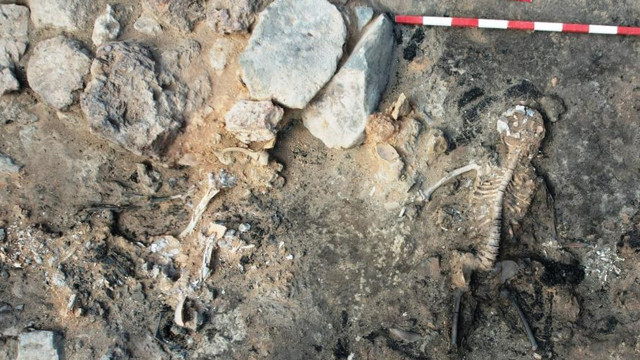 Tavşanlı Höyük kazılarında 3 bin 700 yıllık insan beyni ve deri kalıntıları ortaya çıktı - Resim: 0