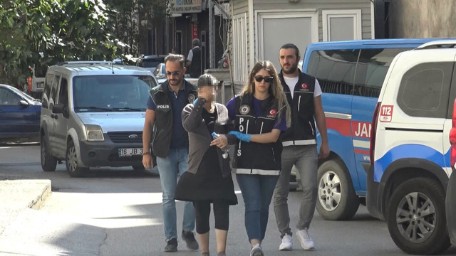 Bursa'da 9 aylık hamile torbacı iş üstünde yakalandı! - Resim: 0