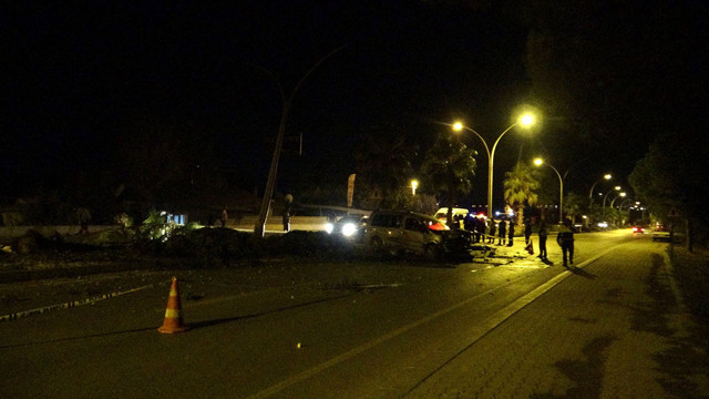 Denizli'de acı kaza! Ticari araç aydınlatma direğine ve ağaca çarptı: 2 ölü - Resim: 0