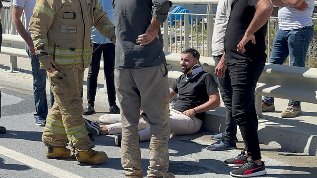 Başakşehir'de korkunç kaza! Ticari araç takla attı: 2 yaralı - Resim: 0