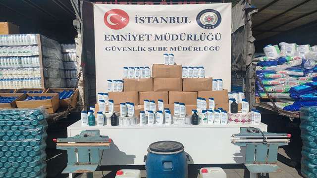 İstanbul'da 13 milyonluk sahte deterjan polis ekipleri tarafından yakalandı! - Resim: 1
