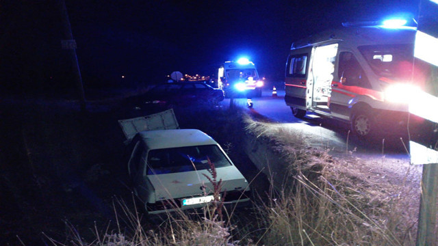 Tokat'ta kontrolden çıkan araç menfeze düştü: 6 yaralı - Resim: 0