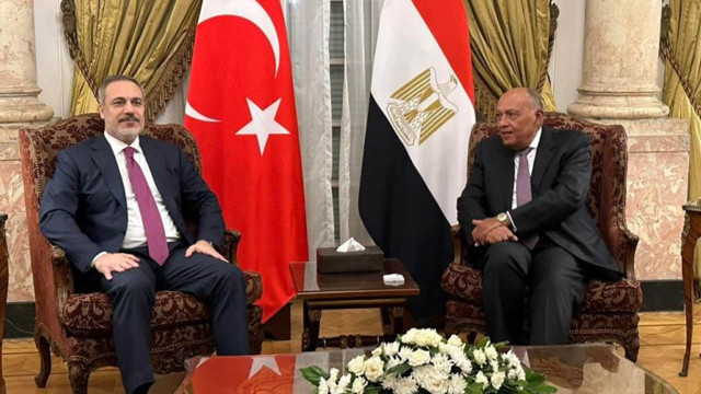 Bakan Hakan Fidan, Sisi'yle görüştü: Türkiye ve Mısır'dan ortak Filistin açıklaması - Resim: 0