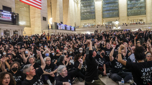 Amerikalı Yahudiler, Gazze için tren garını işgal etti - Resim: 0