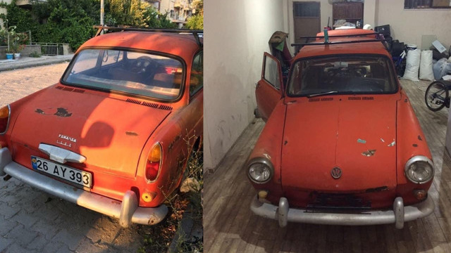 Hurda halde bulduğu aracı yollara döndürdü, şimdi teklifleri reddediyor - Resim: 0