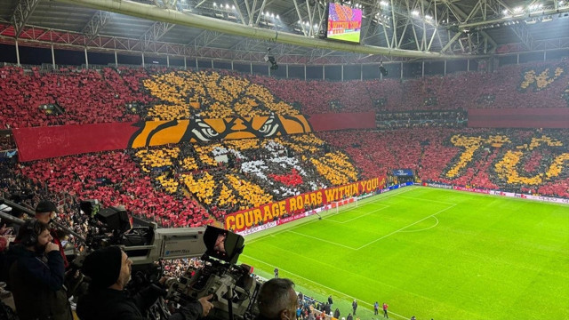 Galatasaray'dan Şampiyonlar Ligi koreografisi! - Resim: 1