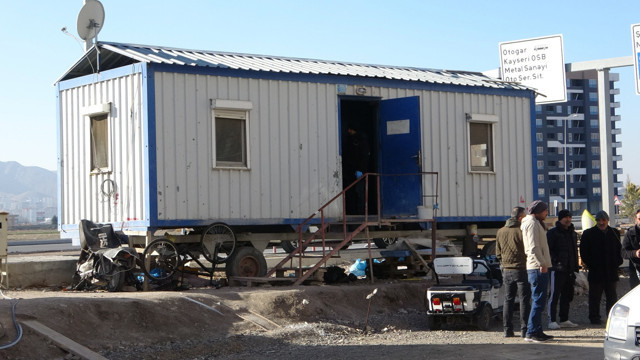 İnşaat bekçisi kulübede ölü bulundu - Resim: 0