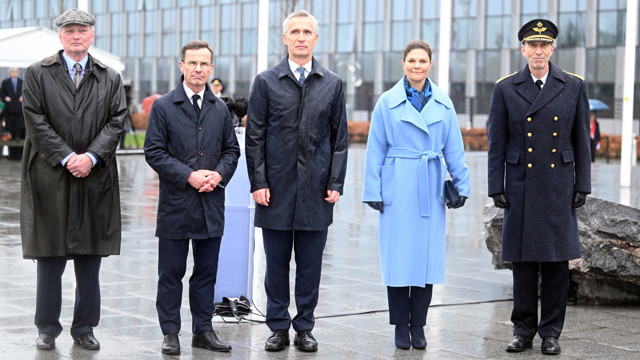 İsveç'in bayrağı NATO'daki yerini aldı: "Putin başarısız oldu" - Resim: 0