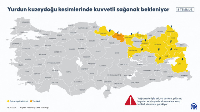 Kuvvetli sağanak uyarısı! Bu illerde yaşayanlar dikkat - Resim: 0