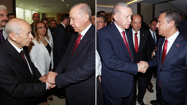 KKTC'de Cumhurbaşkanı Erdoğan'a tablo hediye edildi: 380 çivi ve 7 bin 300 metre telle yapıldı - Resim: 0