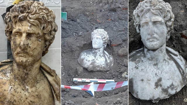 Düzce'de antik kentte 1800 yıllık büst bulundu - Resim: 0