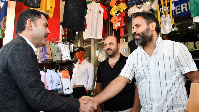 Murat Kurum Adıyamanlı esnafı ziyaret etti - Resim: 0