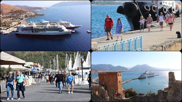 Türkiye'de 10 ayda yaklaşık 1,8 milyon kruvaziyer yolcusu ağırlandı - Resim: 0