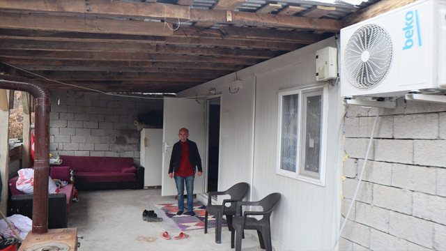 Iğdır'da barakada yaşayan vatandaşa konteyner ev verildi - Resim: 2