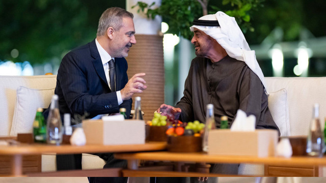 Dışişleri Bakanı Hakan Fidan, BAE Devlet Başkanı Al Nahyan ile görüştü - Resim: 0