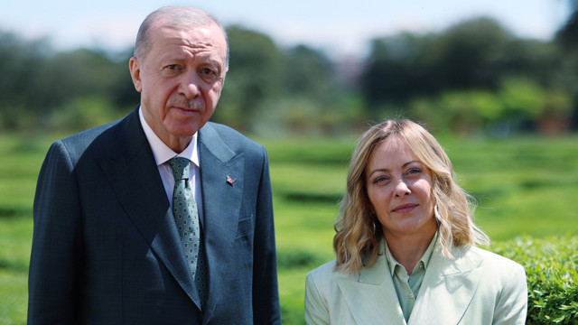 Cumhurbaşkanı Erdoğan ve Meloni birlikte kamera karşısına geçti! Erdoğan yeni ticaret hacmi hedefini açıkladı - Resim: 0