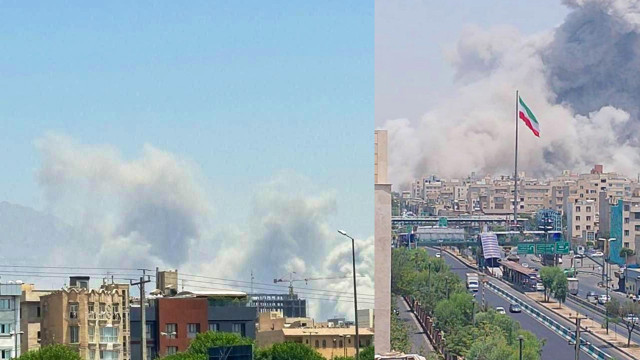 İsrail gündüz vakti saldırdı! Tahran'da patlamalar oluyor cezaevi de vuruldu ve... - Resim: 3