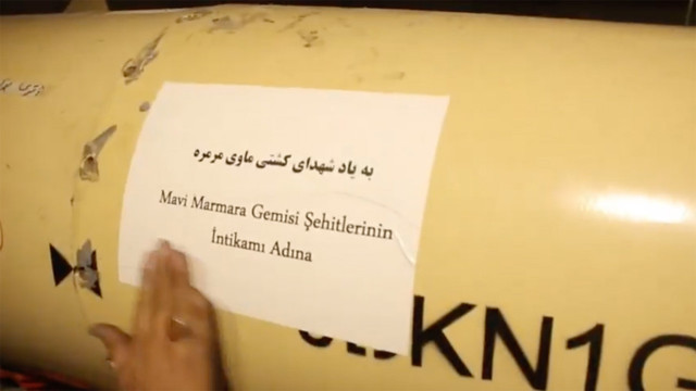 İran İsrail'e attığı füzelere bakın ne yazdı! Biri Erbakan diğeri Mavi Marmara - Resim: 1