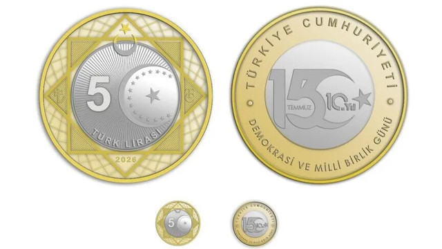 15 Temmuz'un 10. yılına &ouml;zel 5 lira basıldı - Resim: 0